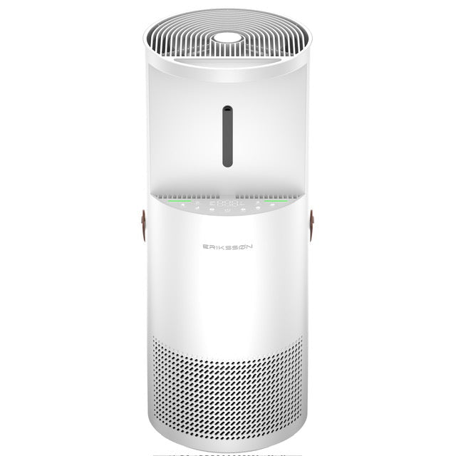 Erikssøn Luchtreiniger Air Pure Pro - Luchtbevochtiger Combo - 397 m3/u - Wit - Erikssøn