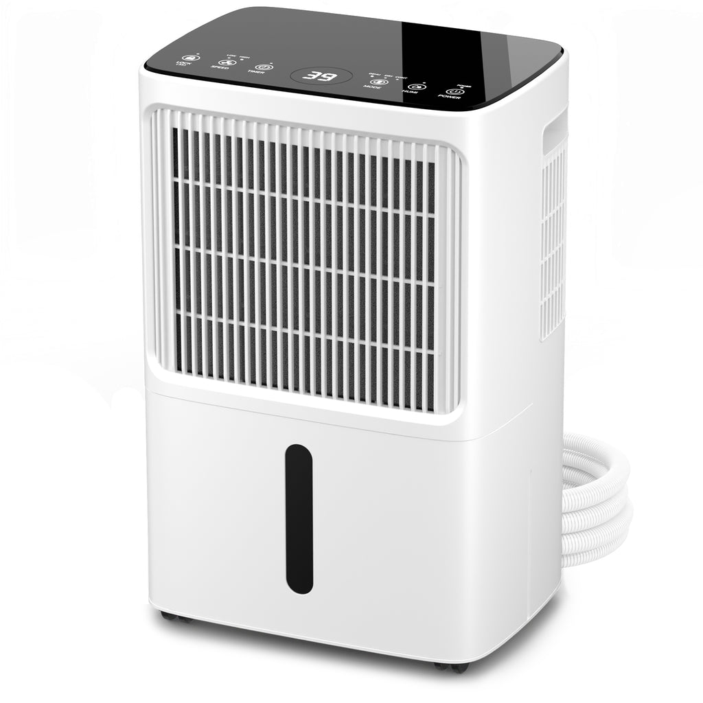 Fral Elektrische luchtontvochtiger | 12 l/24 uur | luchtontvochtiger | digitaal display | drogen in de wasdroger | ontvochtiging in kelder, appartement, residentie, garage tot 190 m³/uur