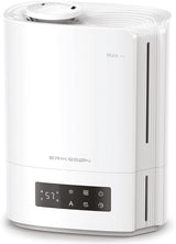Erikssøn Luchtbevochtiger Hydra Comfort - 6 Liter - Geschikt voor Woonkamer, Kantoor, Slaapkamer, Babykamer - Met Aromatherapie - Wit - Erikssøn